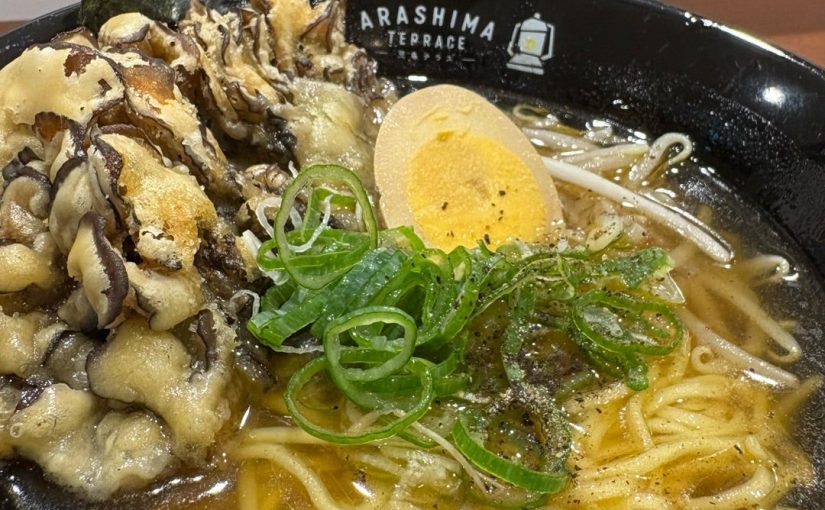 （大野市ランチ）特産・九頭竜まいたけラーメン@道の駅荒島テラス