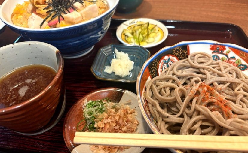 （大野市ランチ）親子丼とおろしそば@春日通り・ニジフク